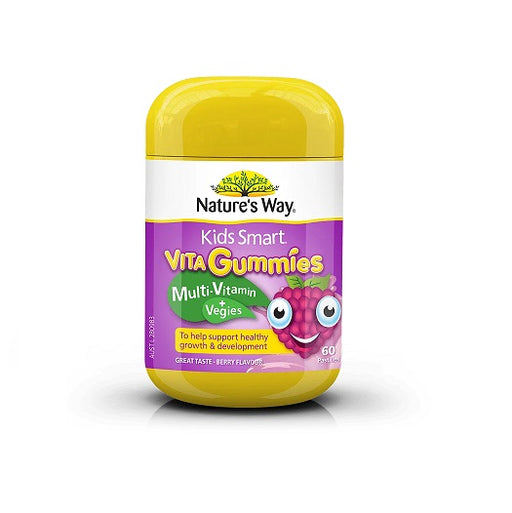Nature’s Way Kids Smart Vita Gummies Multivitamin + Vegies 60s