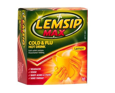 Lemsip Max Cold & Flu Drink Sachets 10s