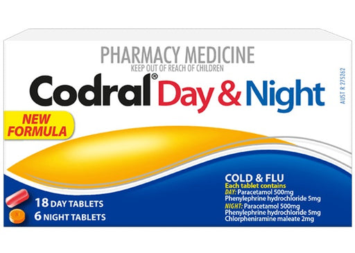 Codral Day And Night Cold & Flu Tablets